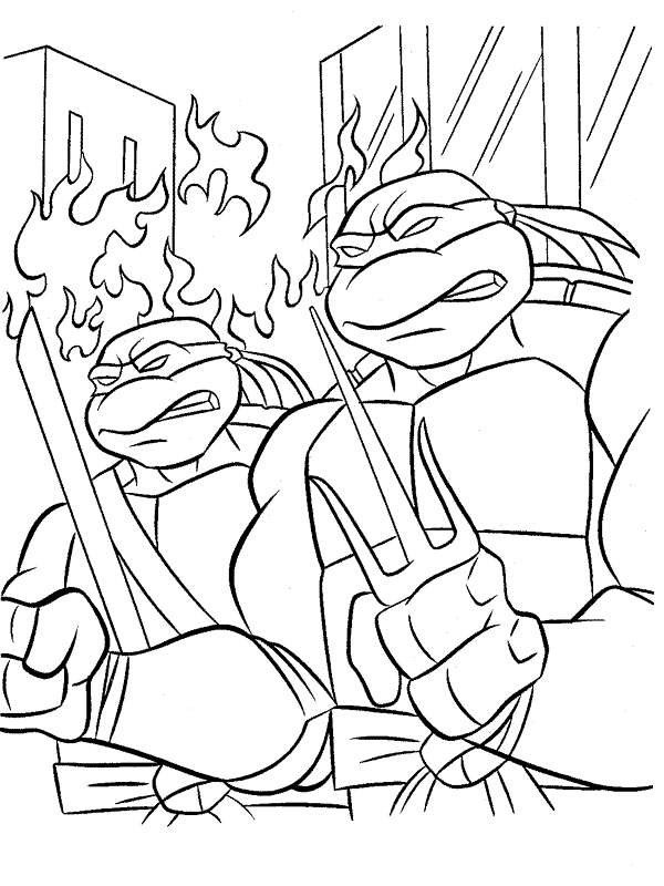 Kids-n-fun.com | Coloring page Ninja Turtles Ninja Turtles